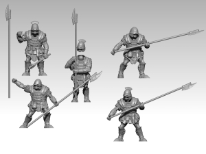 Half-Orc Warriors with Spears